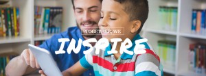 Together We Inspire_teacher in school tablet